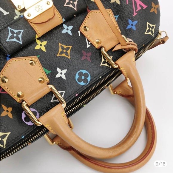 Louis Vuitton Speedy 30 Multicolor Black - Picture 6 of 12